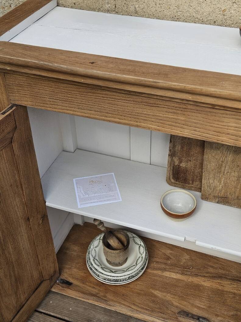 Solid oak sideboard top, hade made creation | elea