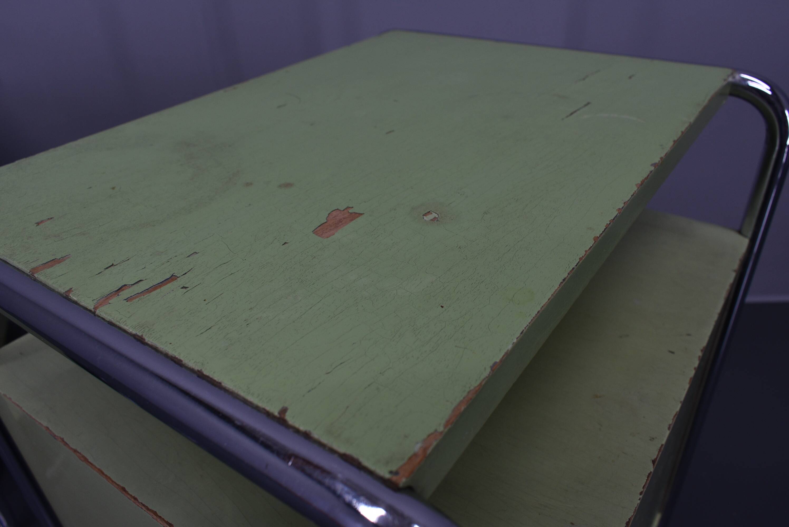 Set of Two Bauhaus Night Stands by Vichr & Co., 1930s