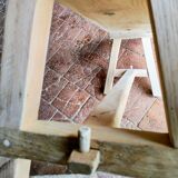 Banc en chêne massif, Rustique,Brut.