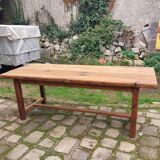 Antique oak farmhouse table