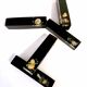 Set of 11 blackened resin knife holders, 1970s