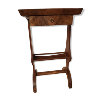 Walnut side table