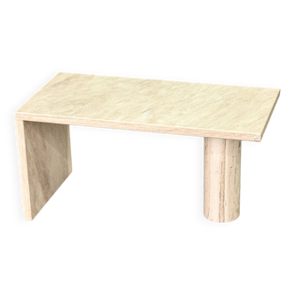 Table basse ou table d'appoint en marbre italien Palissandro