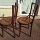 Lot de 6 chaise en bois - bistrot - terrasse - vintage