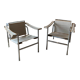 Pair of armchairs "LC1", Le Corbusier, Charlotte Perriand, Pierre Jeanneret