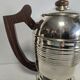 Art Deco tea or coffee service in silver-plated metal