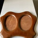 art nouveau  antique wooden double picture frame
