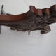 Deco wooden pediment