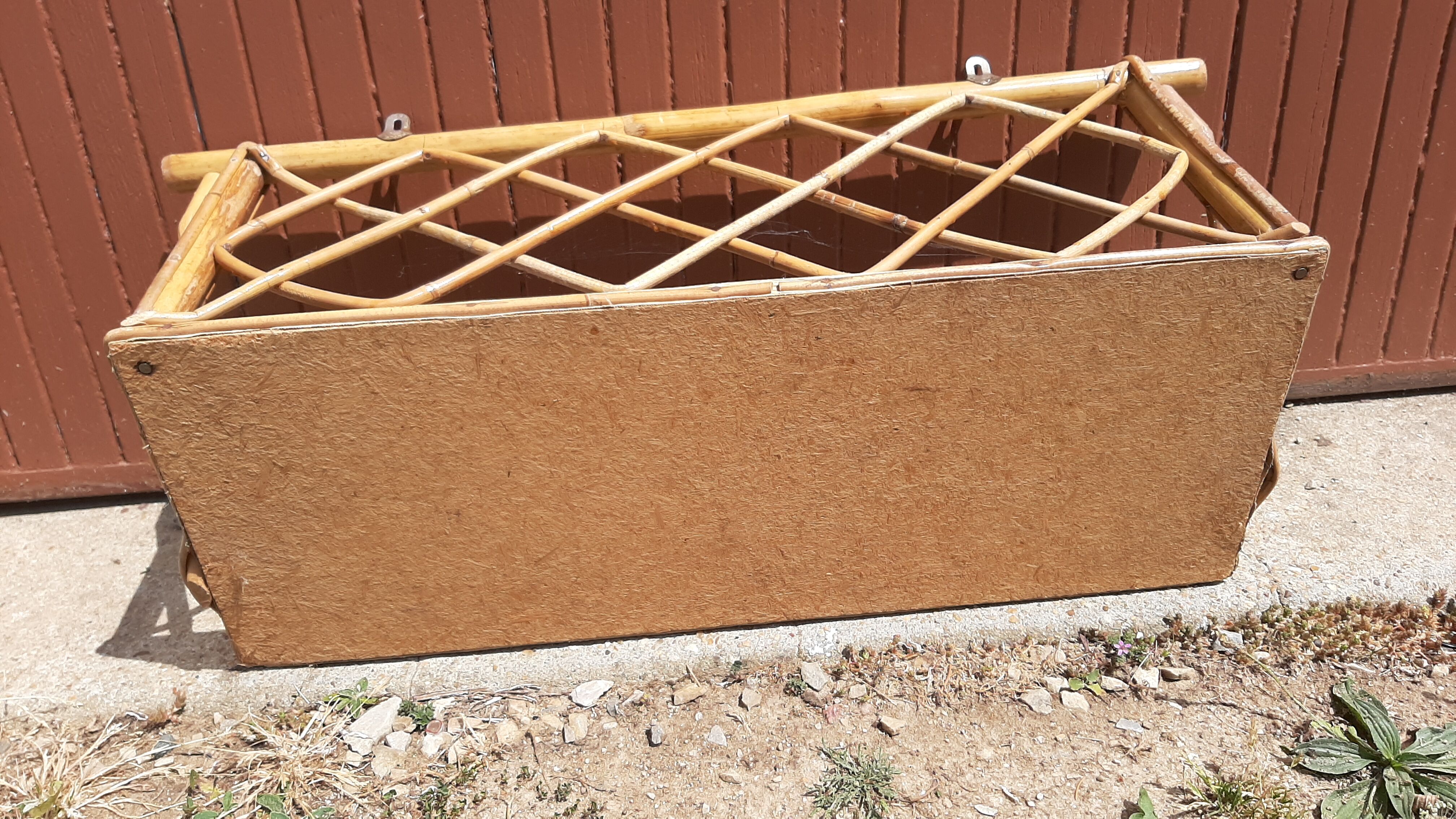 Wall shelf Vintage Bamboo Rattan