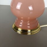 Murano glass "rose" table desk light Cenedese Vetri 1960s