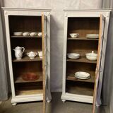 Pair of Parisian showcases