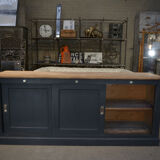 Low cabinet with sliding doors in fir 1930