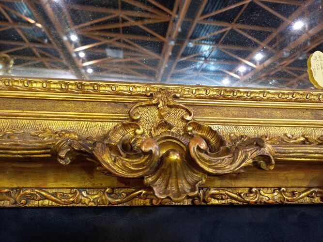 Miroir XIX style Louis XV  71 x 58cm
