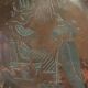 20th century Egyptian tea tray in richly engraved copper or brass
