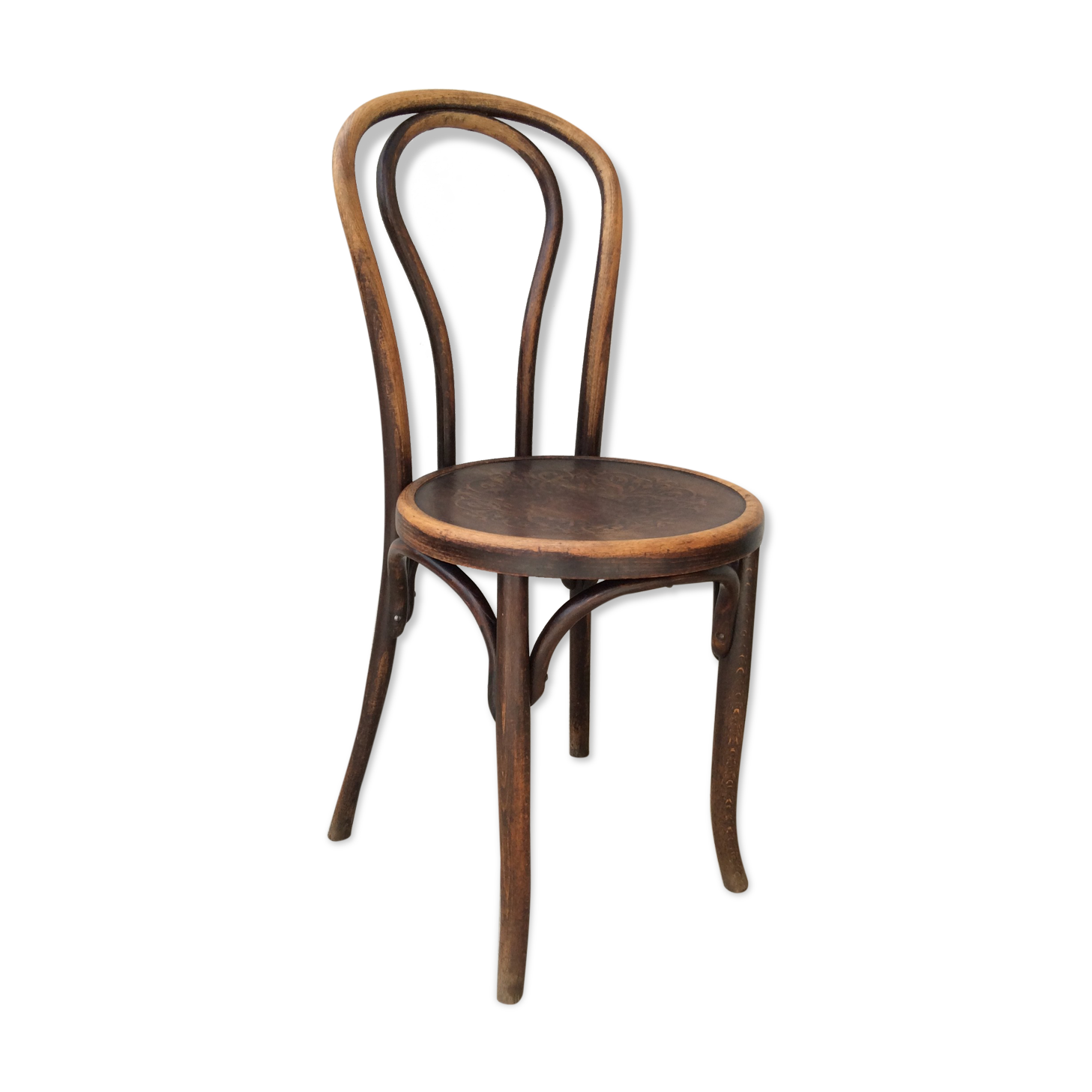 Chaise bistrot  Fischel bois courbé début XX
