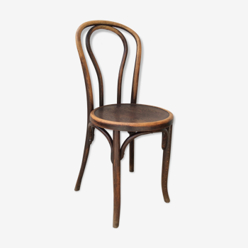 Chaise bistrot  Fischel bois courbé début XX