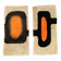 Pair of 70's wool rugs/bedside mats, Scandinavian style.