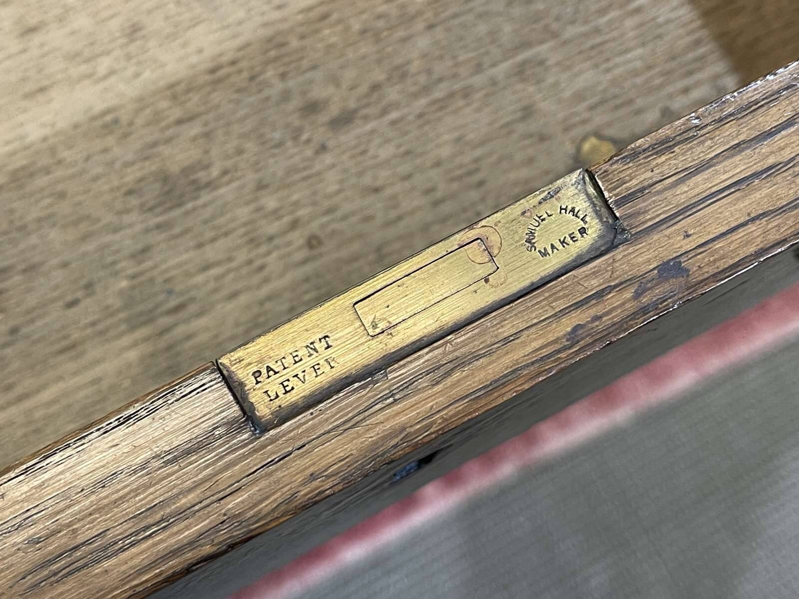 19th-century Victorian desk with writing surface