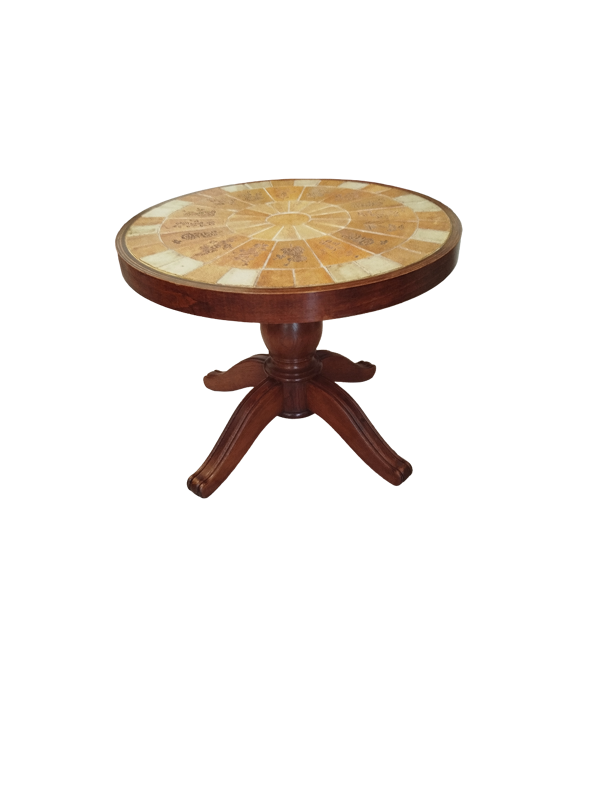 Table basse guéridon attribuée à Roger Capron Vallauris