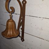garden bell in iron and cast iron