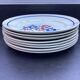 8 K & G Lunéville Sylvain pattern dinner plates