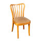 6 Upholstered wooden Mid century Dining Chairs