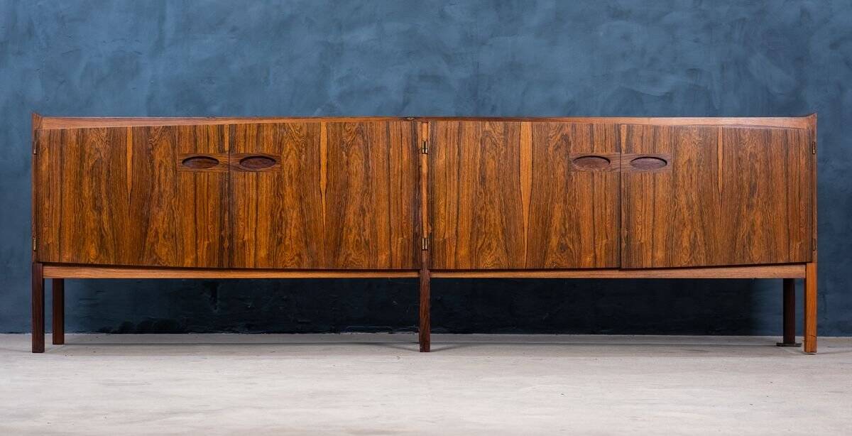 Mid-Century Credenza in Rosewood by Arne Hovmand-Olsen for Mogens Kold Møbelfabrik, Denmark, 1960s