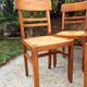 4 straw chairs