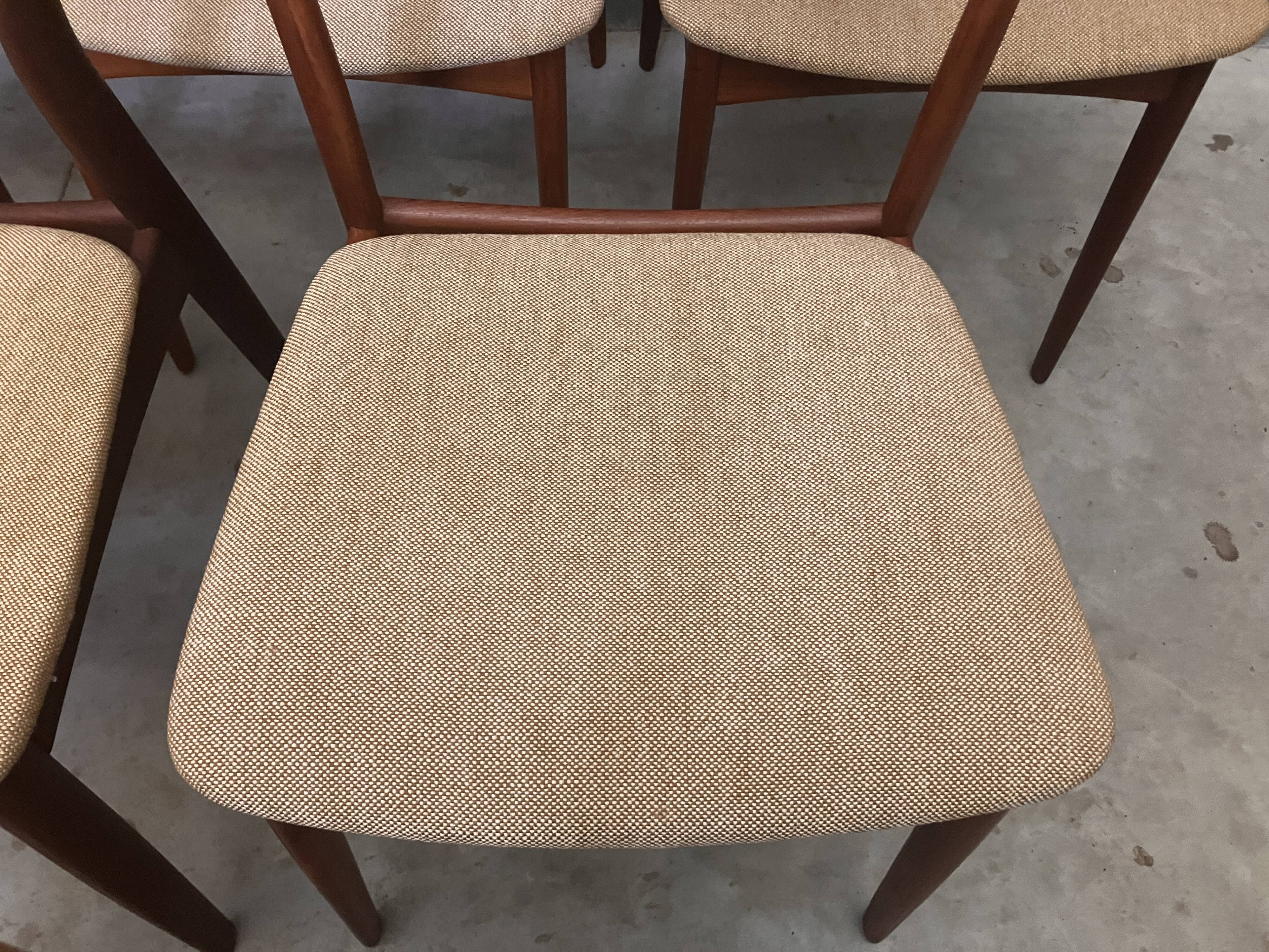 Chaises de salle à manger design danois 6 Viborg Stolefabrik R. Borregaard