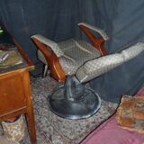 Retro barber chair.