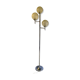 Chrome metal lamppost 3 tulip foot lights 70