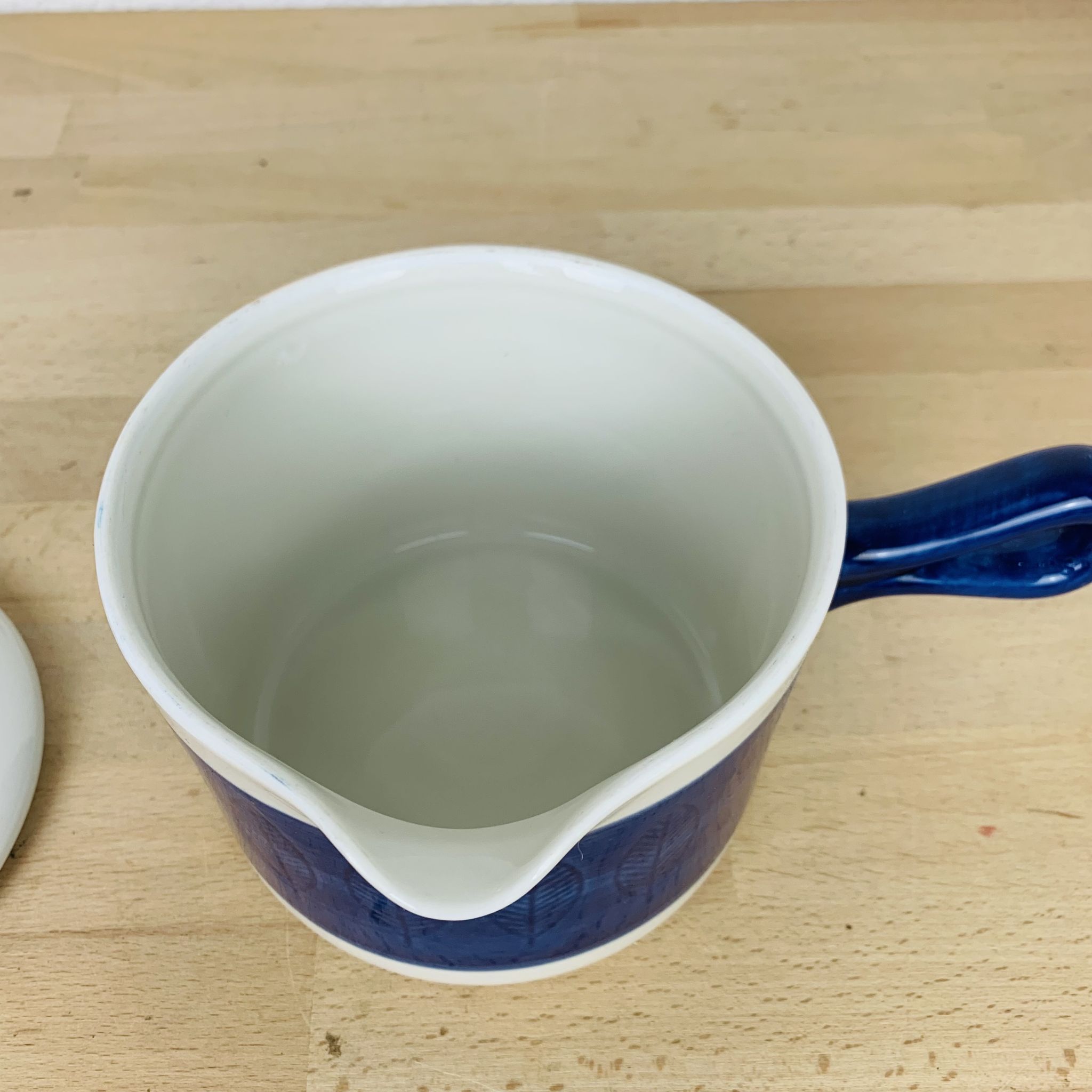2 saucières céramique Koka par Rörstrand Suède, scandinave
