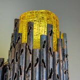 Brutalist chandelier by Marcello Fantoni for Fantoni Studio, Florence, Italy, 1960s.