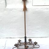 Lustre en bronze 5 lumières 1950/1960