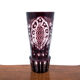 Purple crystal vase, Poland, 1960s