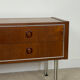 Enfilade basse vintage 4 tiroirs – années 70