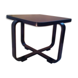 Table low Deco rectangular wooden curved by Jindřich Halabala