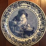 Two decorative plates