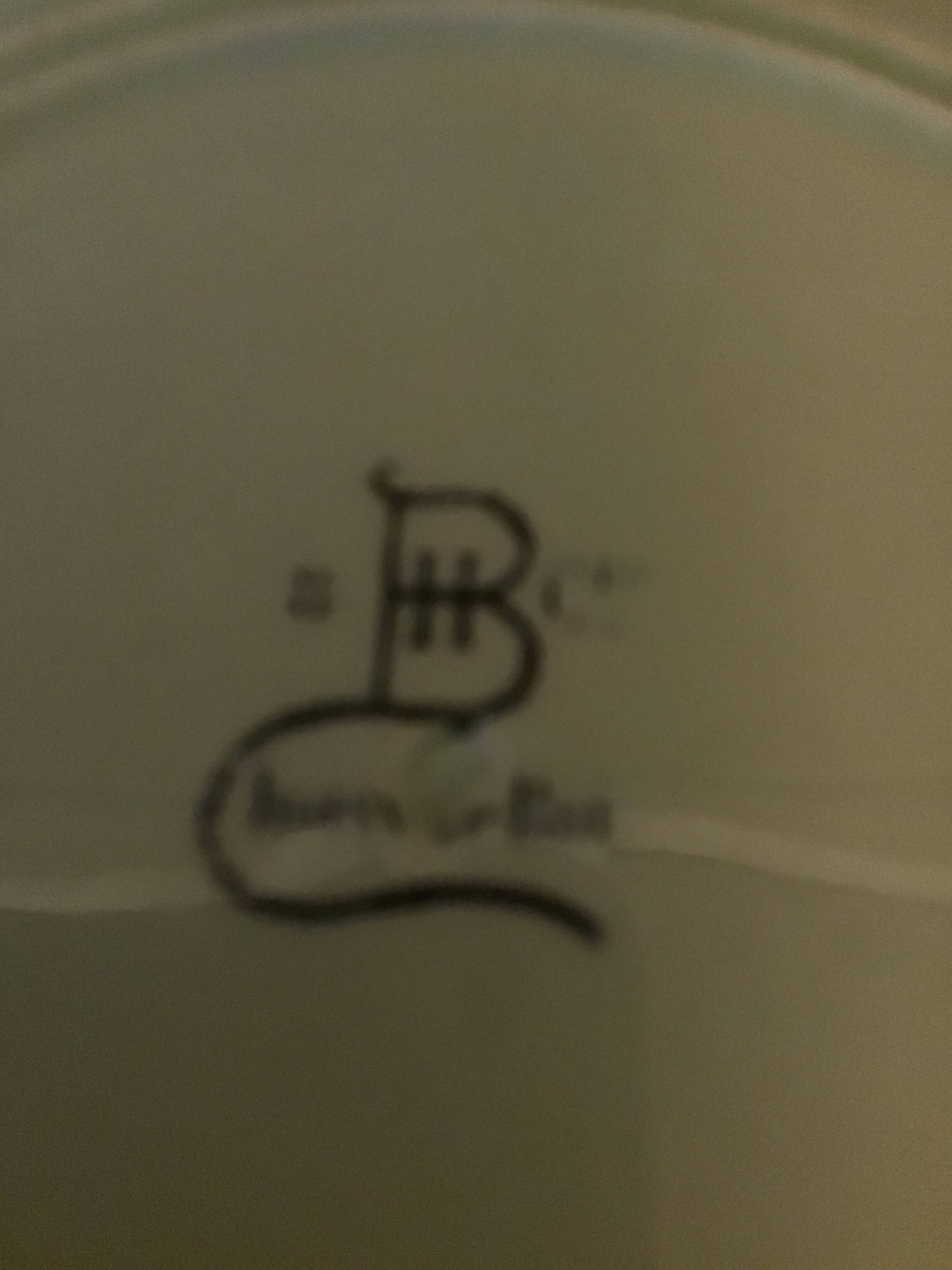 6 assiettes verte Choisy le Roi en parfait etat