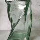 Vase design verre torsadé