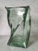 Twisted glass design vase
