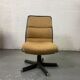 Vintage Office Chair in Leatherette and Fabric
