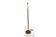 Scandinavian floor lamp in teak and metal, Sweden, 1950