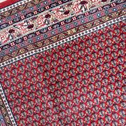 Handmade indian indian vintage rug 204cm x 252cm 1970s