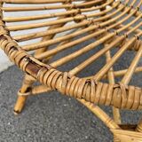 Rattan basket chair