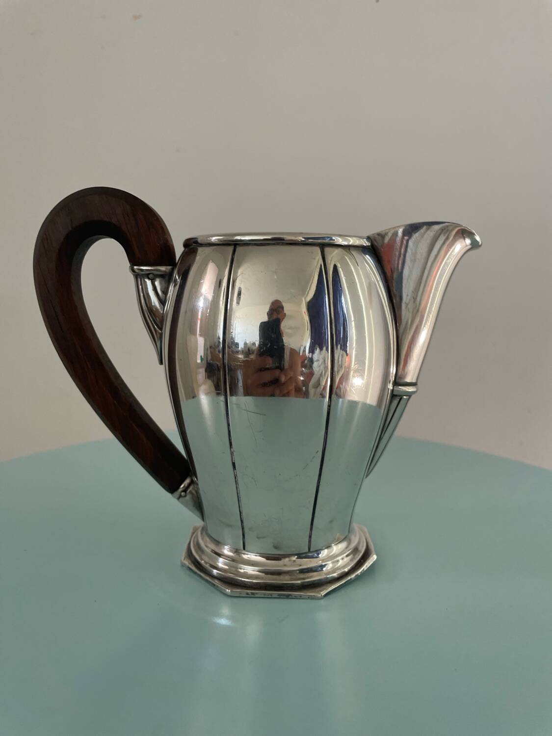 Blaise Bontempss Art Deco Silver-Plated Milk Jug