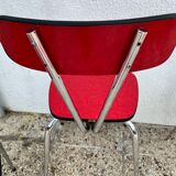 Chairs in formica red foot compass