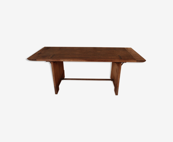 Table de salle a manger en palmier année 50