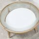 Baumann round coffee table model Dièse 1990