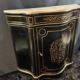 Boulle Napoleon III violin-shaped sideboard at waist height